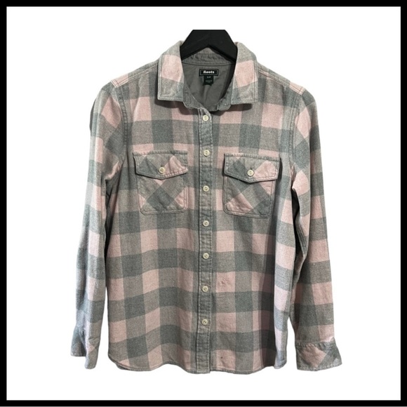 ROOTS Park Plaid Button Down Shirt - Picture 1 of 7